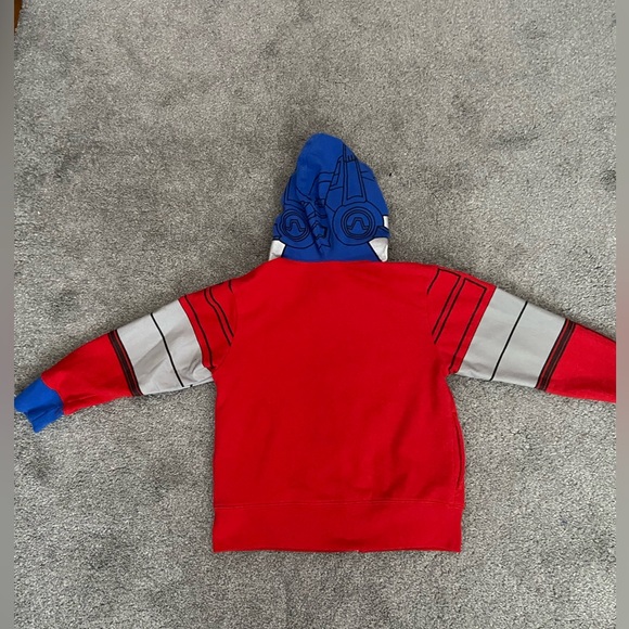 Transformers Boys' Optimus Prime Character Hoodie toddlers 4 - Picture 4 of 4